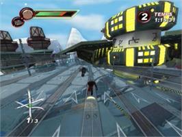 In game image of Iridium Runners on the Sony Playstation 2.
