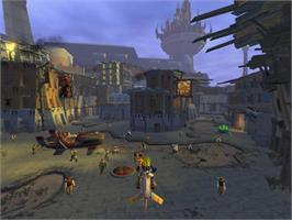 In game image of Jak 2 - Renegade on the Sony Playstation 2.