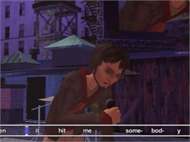 In game image of Karaoke Revolution Party on the Sony Playstation 2.
