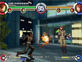 In game image of King Of Fighters 11, The on the Sony Playstation 2.