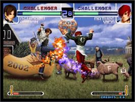 In game image of King Of Fighters 2002, The on the Sony Playstation 2.