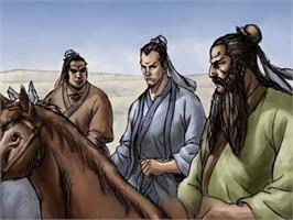 In game image of Kitakata Kenzou Sangokushi on the Sony Playstation 2.