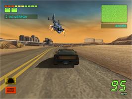 In game image of Knight Rider 2 - The Game on the Sony Playstation 2.
