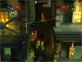 In game image of Lego Batman - The Videogame on the Sony Playstation 2.