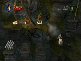 In game image of Lego Indiana Jones - The Original Adventures on the Sony Playstation 2.