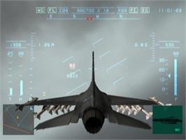 In game image of Lethal Skies 2 on the Sony Playstation 2.