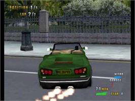 In game image of London Racer 2 on the Sony Playstation 2.