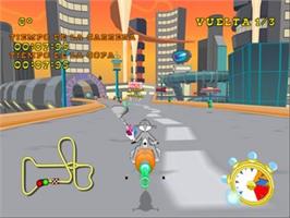 In game image of Looney Tunes - Space Race on the Sony Playstation 2.