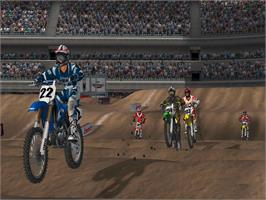 In game image of MX vs. ATV Unleashed on the Sony Playstation 2.