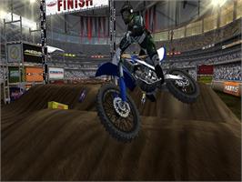 In game image of MX vs. ATV Untamed on the Sony Playstation 2.