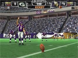 In game image of Madden Nfl 12 on the Sony Playstation 2.