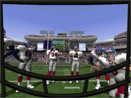 In game image of Madden Nfl 2002 on the Sony Playstation 2.