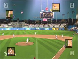 In game image of Major League Baseball 2k6 on the Sony Playstation 2.