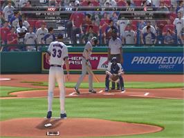 In game image of Major League Baseball 2k7 on the Sony Playstation 2.