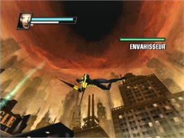In game image of Marvel Nemesis - Rise of the Imperfects on the Sony Playstation 2.