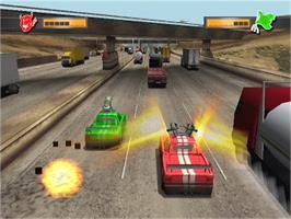 In game image of Mashed Fully Loaded on the Sony Playstation 2.