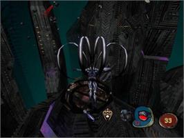 In game image of Mdk 2 Armageddon on the Sony Playstation 2.