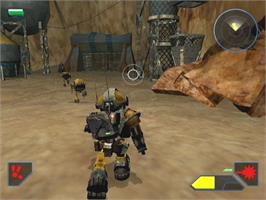 In game image of Metal Arms - Glitch In The System on the Sony Playstation 2.
