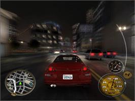 In game image of Midnight Club 3 - Dub Edition Remix on the Sony Playstation 2.