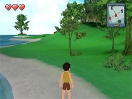 In game image of Mirai Shounen Conan on the Sony Playstation 2.
