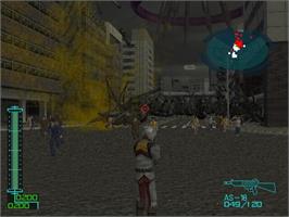In game image of Monster Attack on the Sony Playstation 2.