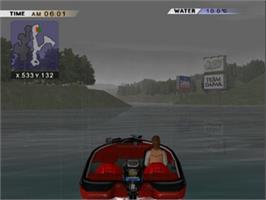 In game image of Monster Bass on the Sony Playstation 2.