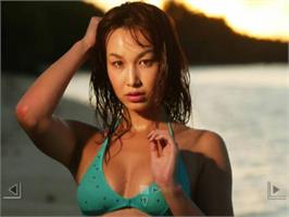 In game image of Motion Gravure Series - Kitagawa Tomomi on the Sony Playstation 2.