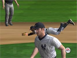 In game image of Mvp Baseball 2004 on the Sony Playstation 2.