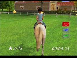 In game image of My horse and me 2 on the Sony Playstation 2.
