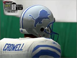 In game image of NFL 2K3 on the Sony Playstation 2.