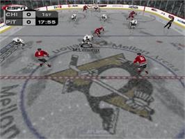 In game image of NHL 2K3 on the Sony Playstation 2.