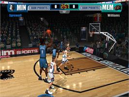 In game image of Nba Jam on the Sony Playstation 2.