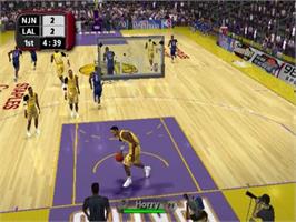 In game image of Nba Shoot Out 2001 on the Sony Playstation 2.