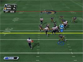 In game image of Nfl Blitz 2003 on the Sony Playstation 2.