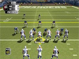 In game image of Nfl Gameday 2004 on the Sony Playstation 2.