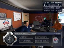 In game image of Nfl Head Coach on the Sony Playstation 2.