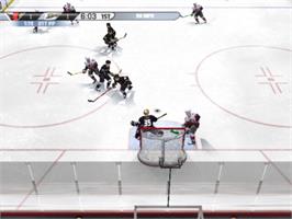 In game image of Nhl 08 on the Sony Playstation 2.