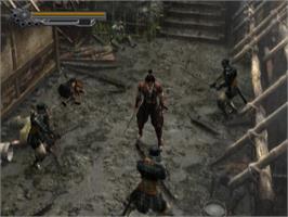In game image of Onimusha 2 - Samurai's Destiny on the Sony Playstation 2.
