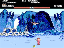 In game image of Oretachi Geesen Zoku - Yie Ar Kung Fu on the Sony Playstation 2.