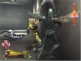 In game image of Ougon Kishi Garo on the Sony Playstation 2.