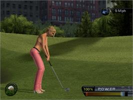 In game image of Outlaw Golf 2 on the Sony Playstation 2.