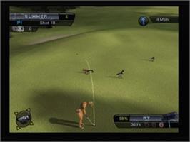 In game image of Outlaw Golf 2 on the Sony Playstation 2.
