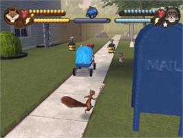 In game image of Over The Hedge on the Sony Playstation 2.