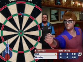 In game image of Pdc World Championship Darts 2008 on the Sony Playstation 2.