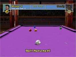 In game image of Pool Paradise on the Sony Playstation 2.