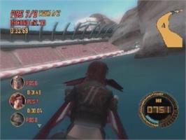 In game image of Power Drome on the Sony Playstation 2.