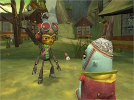 In game image of Psychonauts on the Sony Playstation 2.