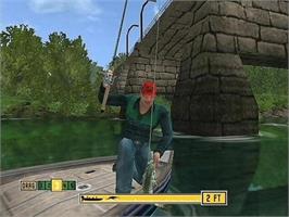 In game image of Rapala Pro Fishing on the Sony Playstation 2.