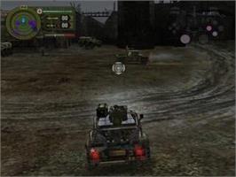 In game image of Reign Of Fire on the Sony Playstation 2.