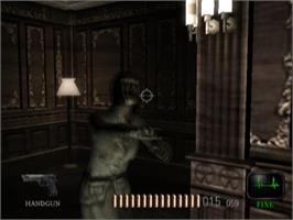 In game image of Resident Evil - Dead Aim on the Sony Playstation 2.